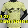 プレーヤーバージョンサッカージャージ23 24 G.JESUS ARSEN GUNNERS WHITE OWNOUT VIOLUNE WHITE THOMAS PEPE SAKA TIERNEY SMITH 2023 2024トレーニングアイコンポロ