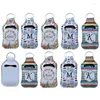 Storage Bottles 10Pcs Refillable Hand Sanitizer Holder Cover With Key Ring Portable Soap Lotion Liquids Empty Container Keychain