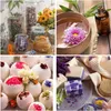 Decorative Flowers Wreaths 21Bags Natural Rose Lavender Dried Flower Set DIY scented Candles Epoxy Resin Jewelry Don't Forget Me Lily Petal Home Decor 230227