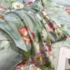 寝具セットスヴェタニャシルキーエジプトの綿の寝具リネンプリントシート枕カバーカバーキングクイーンヨーロッパダブルサイズ230227