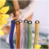 Drinking Straws Colorf Glass Sts Reusable St Ecofriendly High Borosilicate Tube Bar Drinkware Sxmy1 Drop Delivery Home Garden Kitche Dhc8V