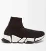 Luxury Men Sneaker Non-Slip Knit Ankle Boots Designer Sock Shoes Mäns kvinnor Famous Brand Sneakers Black White Platform Trainer 35-46