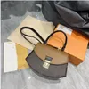 Sacs à main femmes luxe en cuir PU femme sac en forme d'éventail concepteur épaule sacs à bandoulière mode grande capacité dames fourre-tout