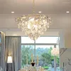 Hanglampen moderne kristallen led kroonluchter verlichting goud metaal woonkamer kroonluchters lichten dineren hangende lamp armaturen