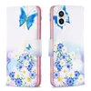 Modelli Custodie For Nothing Phone One 1 Portafoglio PU Leather Flower Fundas Custodia in TPU per telefono Capa