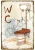 Sinal de metal vintage decoração engraçada decoração banheira lata signo wc banheiro banheiro banheiro banheiro banheiro banheiro parede de decoração personalizada pub tamanho 30x20cm w02