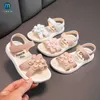 Sandalen meisjes sandalen bloemen zoete stamzonde zachte kinderen strandschoenen kinderen zomer bloemen sandalen prinses mode schattig miaoyoutong z0225