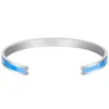 Bangle 2023 Stainless Steel Jewelry Colorful Glue Dropping Multicolor Bracelet Fashion Personalized Latest