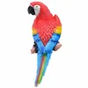 Decorações de jardim para casa Faça você mesmo Árvore Papagaio Escultura Pingente Decoração de parede Parque Animal