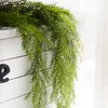 Decorative Flowers Artificial Plants Pine Needle Wall Hanging Vines Living Room Decor Green Leaf Fake Plant Rattan Home Garden Decoration