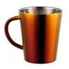 Canecas 300ml Caneca de café Isolamento de calor de parede dupla fácil de transportar xícaras de leite de vôo para bebidas caseiras