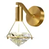 Lampe murale Luxe Luxury Métalque pour la salle de chevet de chambre à coucher