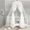 Moustiquaire Bébé Suspendu Tente Étoile Décoration Bébés Lit Berceau Auvent Tulle Rideaux pour Chambre Jouer Maison Tentes Chambre D'enfants 230227