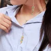 Chains Celebrity Necklace Trendy Cold Korean Style Clavicle Chain Simple Personality Feather Pendant Short Temperamental WomenChains
