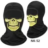 Bandanas 3D Tryckt Balaclava Cap Skull Full Face Mask Sunscreen UV Protect Sports Scarf Buffs Bandana Men Fishing Riding Cover Hat