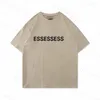 Ess T-shirt męskie koszulki gęsta bawełniana wersja letnia kobiety projektanci koszulki mody mody Man Man Casual Letter Polos Ubranie szorty