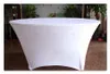 Nappe de Table 5PCS Lycra/Spandex Couverture/Nappe/Chemin de Table/Couverture de Chaise Ceintures Pour Mariage/el/Banquet/Fête/Maison Decortextile