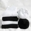 Herrstrumpor 10pairslot Solid Tjock Terry Socks Men Kvinnor Långa strumpor förtjockar varma strumpor Vinter Sport Socks Black White Calcetines Meias Z0227