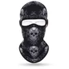 Multi-functional multicolor Skull Print Bandana Helmet Camping Neck Face Mask Paintball Sport Headband Hiking Masque Halloween Party Masks GC1934