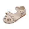 Sandalen Kinder Sandale Mädchen Kinder Sommer Neue Heiße Prinzessin Süße Weiche Lederschuhe Z0225