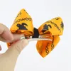 Halloween Ribbon Bow Kids Clip Girls Bohemian Vintage Hairpins Scrunchy School Party Hårtillbehör för barn 1749