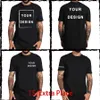 T-shirts pour hommes Taille UE 100% coton T-shirt personnalisé Faites votre texte de conception Hommes Femmes Imprimer Original Cadeaux de haute qualité T-shirt 230227