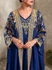 Etniska kläder Ramadan Dubai Abaya Kaftan Muslim sätter Maxi Long Dress Turkiet Bön Islam Abayas For Women Robe Kimono Femme Musulmane 230227