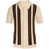 رجال Polos Spring Autumn Men Polo Shirt Shirt Sleeve Business Cardigan Shirt عالي الجودة الرجال البولو الشارع الشارع الحياكة الربط 230227