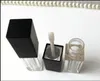 Storage Bottles 50 Pcs 5 Ml Transparent Square Plastic Lip Gloss Tube Glaze Oil Empty Cosmetic Packaging Containers