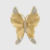 Женская бабочка брошь с печатью циркона Butterfly Letter Brooches костюма лацка