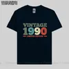 メンズTシャツvinbrandmnヴィンテージ1990限定版青少年レトロのTシャツの夫ギフトアイデアTシャツメイドTシャツ