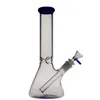 10 pouces de hauteur fille bécher en verre coloré bong narguilé tuyau d'eau Dab Rig Diffusion Percolate Joint taille 14.4mm PG3007-clip