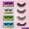 False Eyelashes 10 Magnetic One Pair Suit Eyeliner Lashes Ten Magnet Set Drop Delivery Health Beauty Makeup Eyes Dhg1R