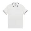 Magliette da uomo firmate Ricamo Distintivo Estate Polo da uomo a righe Camicia casual in cotone da lavoro T-shirt a maniche corte Taglia M/L/XL/XXL/XXXL S0LJ