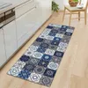 Carpet Nordic Kitchen for Floor Mat Mats Runner Bath Modern Long Traditional Washable Light Flower Fabric Black White Coffee 3d 230227