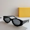 Vierkante frame ovale lens stijl zonnebril strand feestje lbrade luxe ontwerper zonnebril 616487 voor mannen vrouwen klassieke dikke plaat zwart witte lunettes de soleil