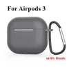 Silicone Case Headset Accessories Earphones For Airpods Case Airpods 3 Wireless Bluetooth For Apple Airpods 3 Case Cover Earphone Case For Air Pods 3 With Buckle