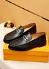 2023 MENS BUSINESS Office Work Formal Dress Shoes Classic Designer Fashion Loafers Man Brand Designer Party Wedding Flats Storlek 38-45