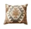 Travesseiro artesanato de sofá fino decoração de cadeira de lã Europeu Luxury Square Capa Capa /decorativo