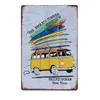 Retro Art Poster Decoração de casa Lata sinal de carro clássico CAMPERVAN CAMPERVAN Sinais de metal de pintura Poster Garage Pub Placa Placa Placa personalizada Tamanho 30x20cm W02