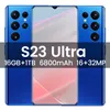 S23UItra Novos telefones Android recomendados Smartphone 7,2 polegadas Celular Dual SIM Câmera 5G Celular Celular Inteligente Desbloqueio facial