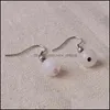 car dvr Dangle Chandelier Bead Earrings Stone Pendant Female Fashion Charm Hook Pierced Ear Drops Accessories Drop Delivery Jewelry Dhukd