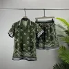 2 Sommermode Herren Trainingsanzüge Hawaii Strandhosen Set Designerhemden Drucken Freizeithemd Mann Slim Fit Der Vorstand Kurzarm Kurze Strände#32