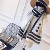 2023 exclusive Luxury womenswear senior single chiffon silk shawl Fashion travel soft designer scarf