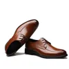 Klänningskor Nya 2016 Business Dress Shoes Wedding Pointed Toe Fashion Guine Leather Shoes Flats Oxford Shoes For Men Storlek 3847 R230227