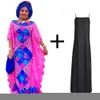 Etniska kläder MD Plus Size African Lace Dresses Elegant Women Traditionell Dashiki Boubou Wedding Party Hippie klänning Turkiet bär för damer 230227