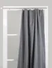 Cortinas cortinas cortinas para quarto de dormitório cozinha branca gancho de tecido cinza e vidragem de estilo preto completo rideau exterieur