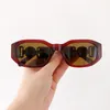 نظارة شمسية مربعة للجنسين رجال النساء الفاخرة مصمم الأزياء العلامة التجارية للرجال للرجال الزجاج القيادة UV400 Adumbral مع صندوق عالي الجودة