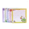 car dvr Notes Sheets Cute Cartoon Memo Pad Kawaii Sticky Girl Diary Diy Decorative School Notebook Japanese Stationery Drop Delivery Office Dhmqg