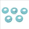 car dvr Pendant Necklaces Natural Gemstone Pendants Donut Bk Jewelry Making Charms For 28Mm Mixed Color Drop Delivery Dha4J